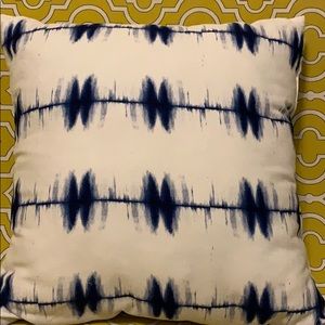 Tye-dye accent pillow